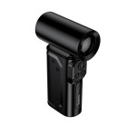 Hoco HX68 130000 RPM Ultra-High Speed Επαναφορτιζόμενο Ανεμιστηράκι Χειρός (Μαύρο)