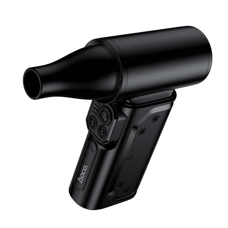 Hoco HX68 130000 RPM Ultra-High Speed Επαναφορτιζόμενο Ανεμιστηράκι Χειρός (Μαύρο)
