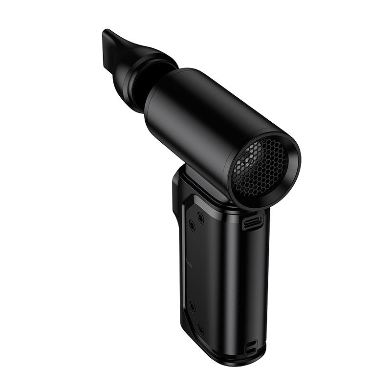 Hoco HX68 130000 RPM Ultra-High Speed Επαναφορτιζόμενο Ανεμιστηράκι Χειρός (Μαύρο)