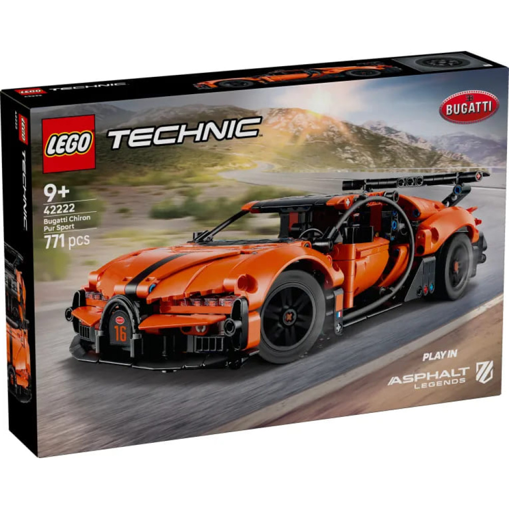 LEGO Technic Bugatti Chiron Pur Sport Hypercar (42222)