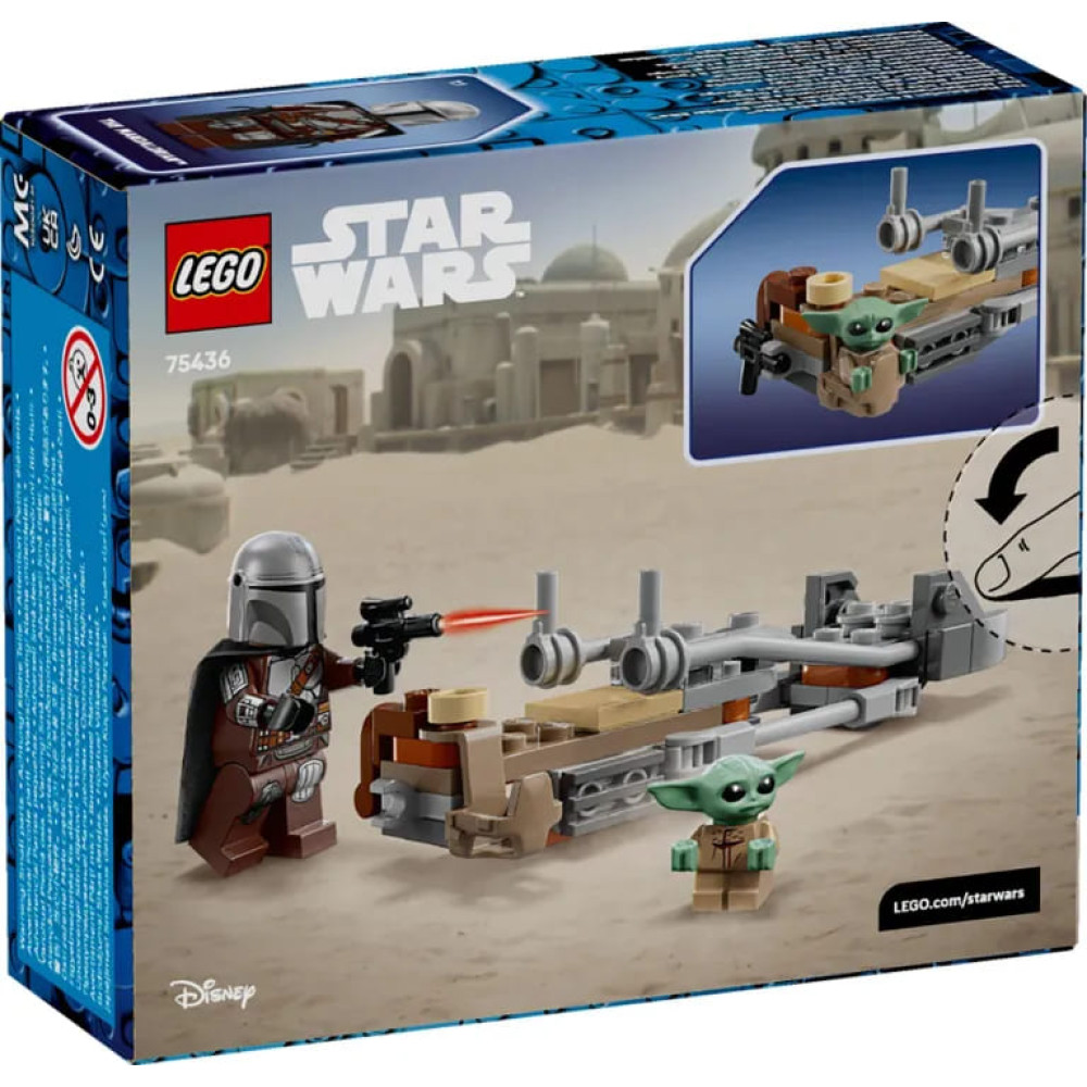 LEGO Star Wars The Mandalorian & Grogu's Speeder Bike (75436)