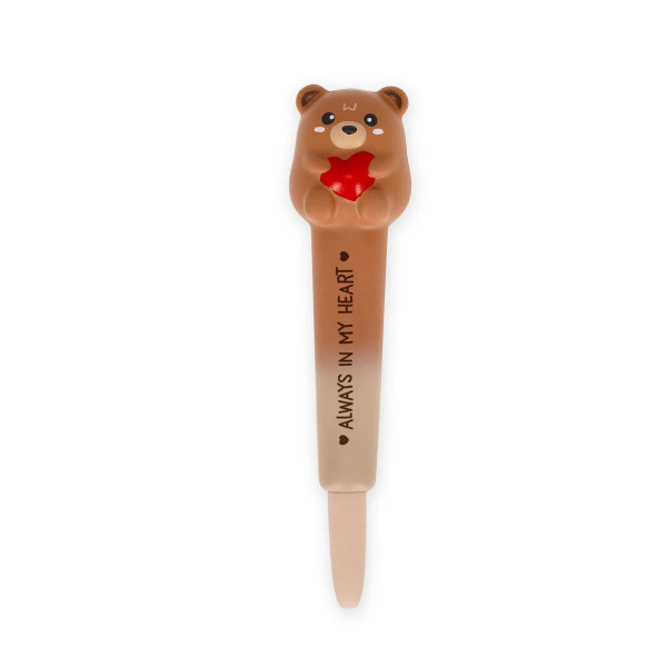 Legami Squishy Gel Pen Always In My Heart - Teddy Bear