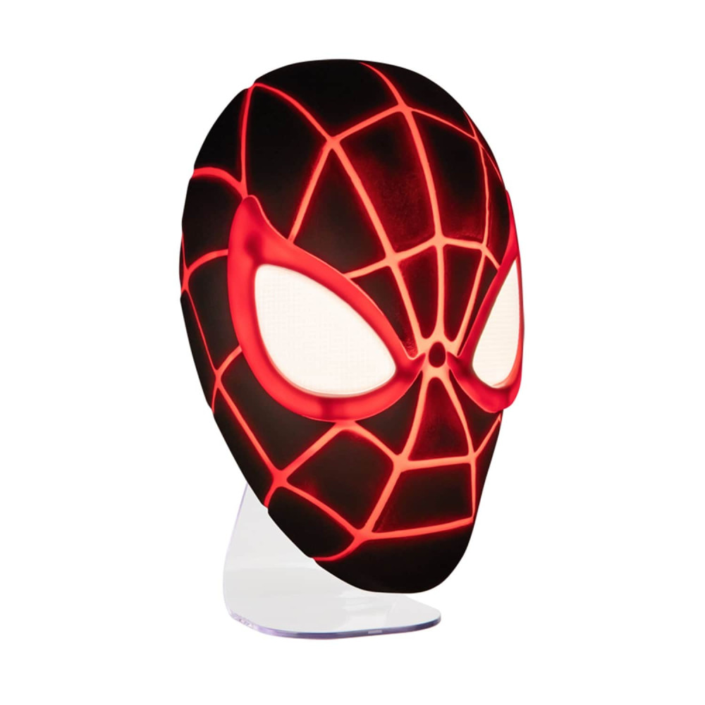 Paladone Marvel Spiderman Miles Morales Mask Led Neon Επιτοίχιο / Επιτραπέζιο Φωτιστικό (PP14323SPMVN)