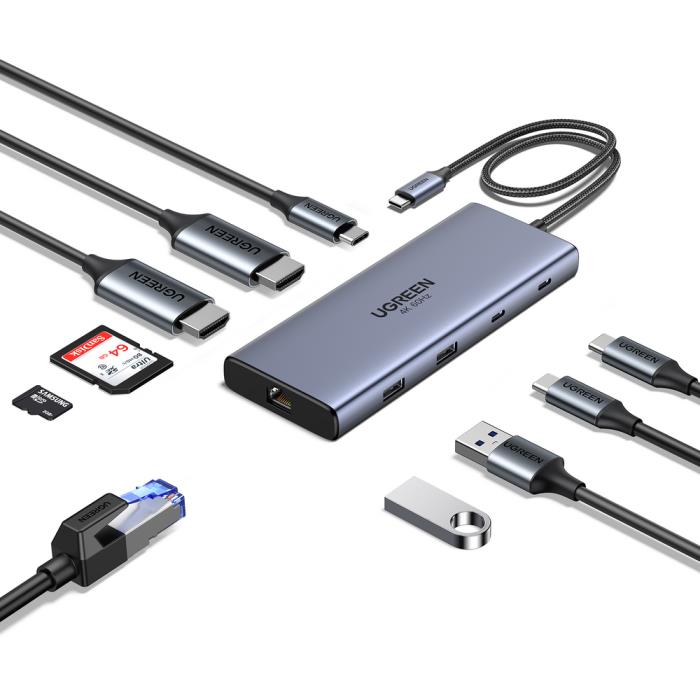 Ugreen CM639/45380 USB-C Docking Station 10 σε 1