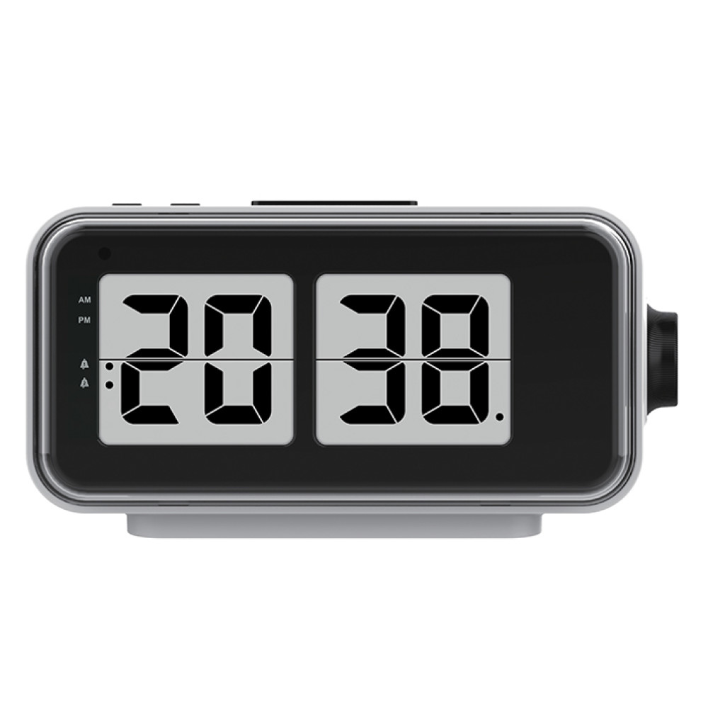 Life Desk Flip Επιτραπέζιο ψηφιακό ρολόι / ξυπνητήρι με οθόνη LCD και retro flip design