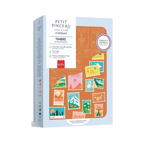 Petite Epicerie Σημειωματάριο με Εξώφυλλο Ζωγραφικής με Αριθμούς - Travel Book