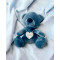 Βελούδινος Αρκούδος Beary "Baby Boy" 23cm - Γαλάζιο