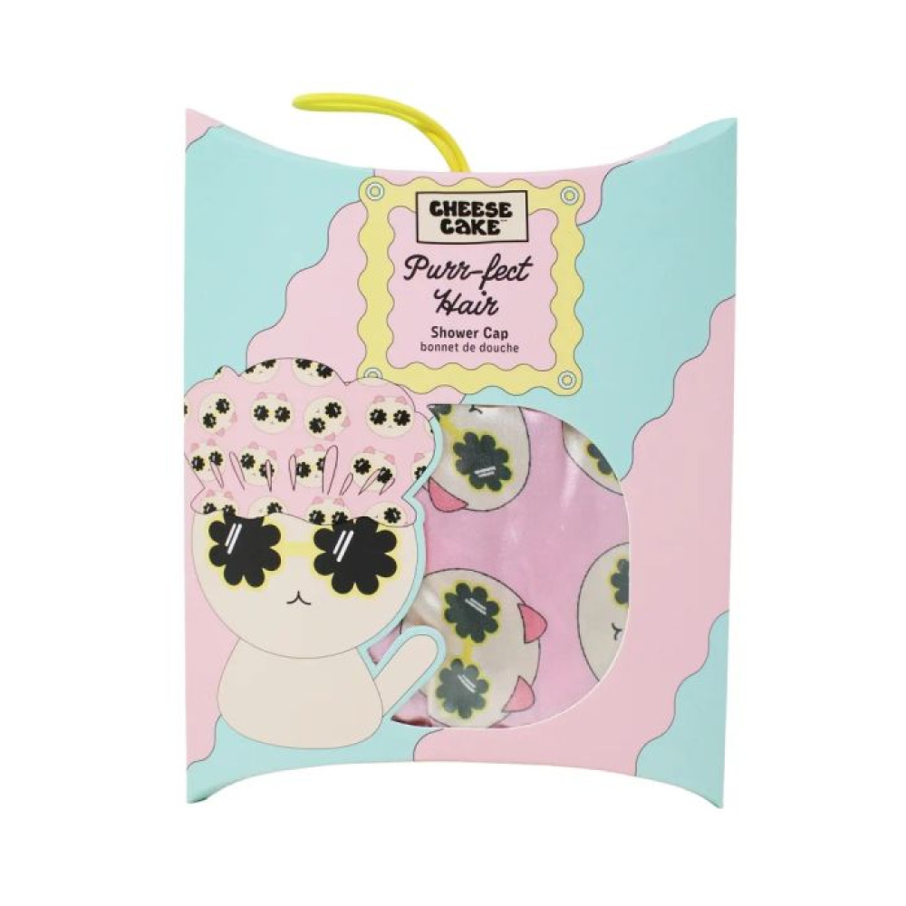Αδιάβροχο Ροζ Σκουφάκι για το Ντουζ Pink Cat - By Upper Canada