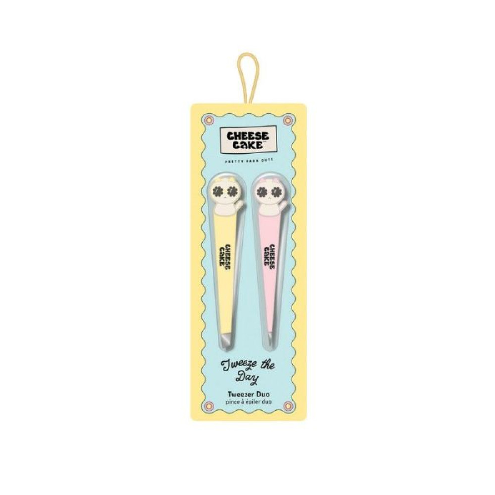 Σετ 2 Τσιμπιδάκια Φρυδιών με Σχέδιο - Γάτες, Cheesecake - By Upper Canada