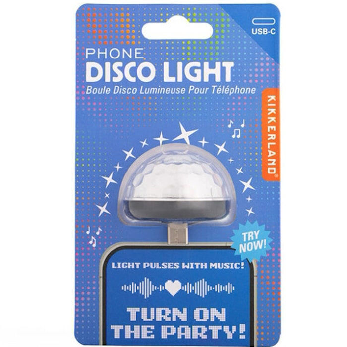 Kikkerland Type-C Phone Disco Light