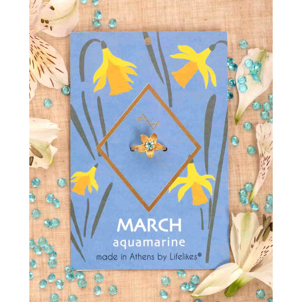 LifeLikes Δαχτυλίδι Birthstone March
