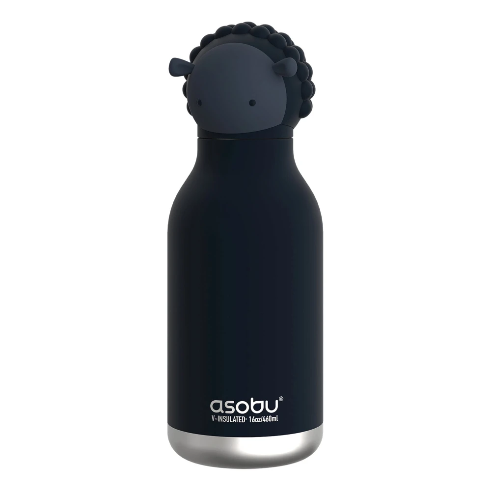 Asobu Bestie Bottle Ανοξείδωτο Μπουκάλι Θερμός 460ml (Μαύρο Πρόβατο)