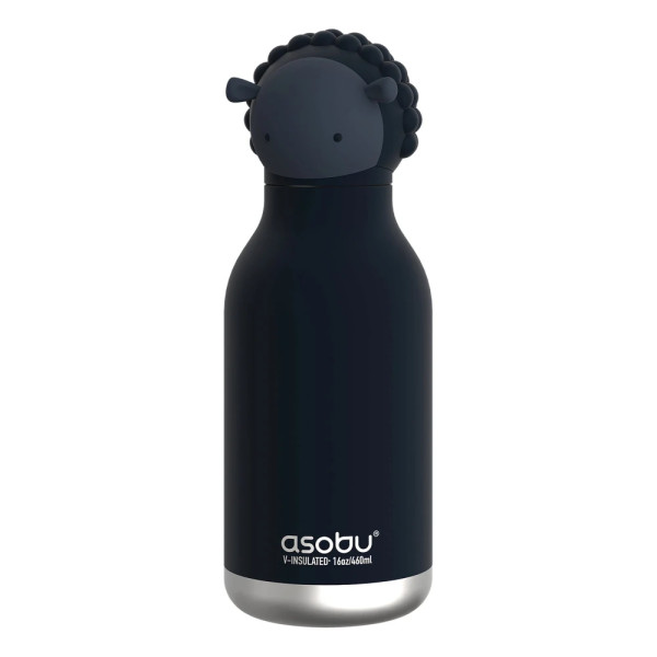 Asobu Bestie Bottle Ανοξείδωτο Μπουκάλι Θερμός 460ml (Μαύρο Πρόβατο)