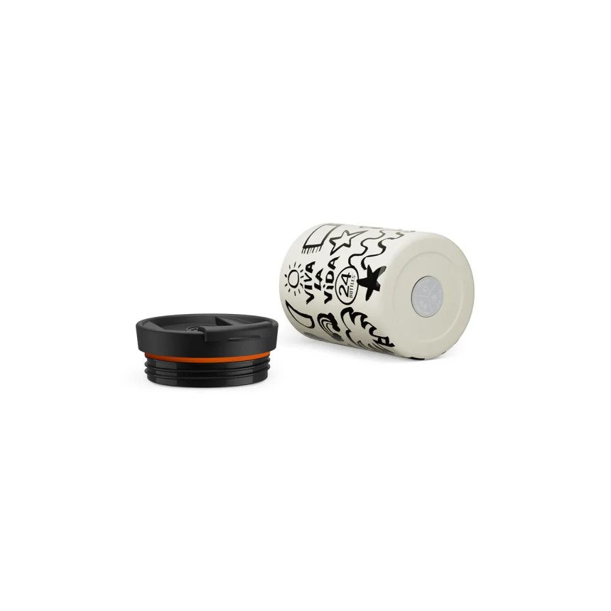 24Bottles Travel Tumbler Ανοξείδωτο Ποτήρι Θερμός 0.35lt (Viva La Vida)
