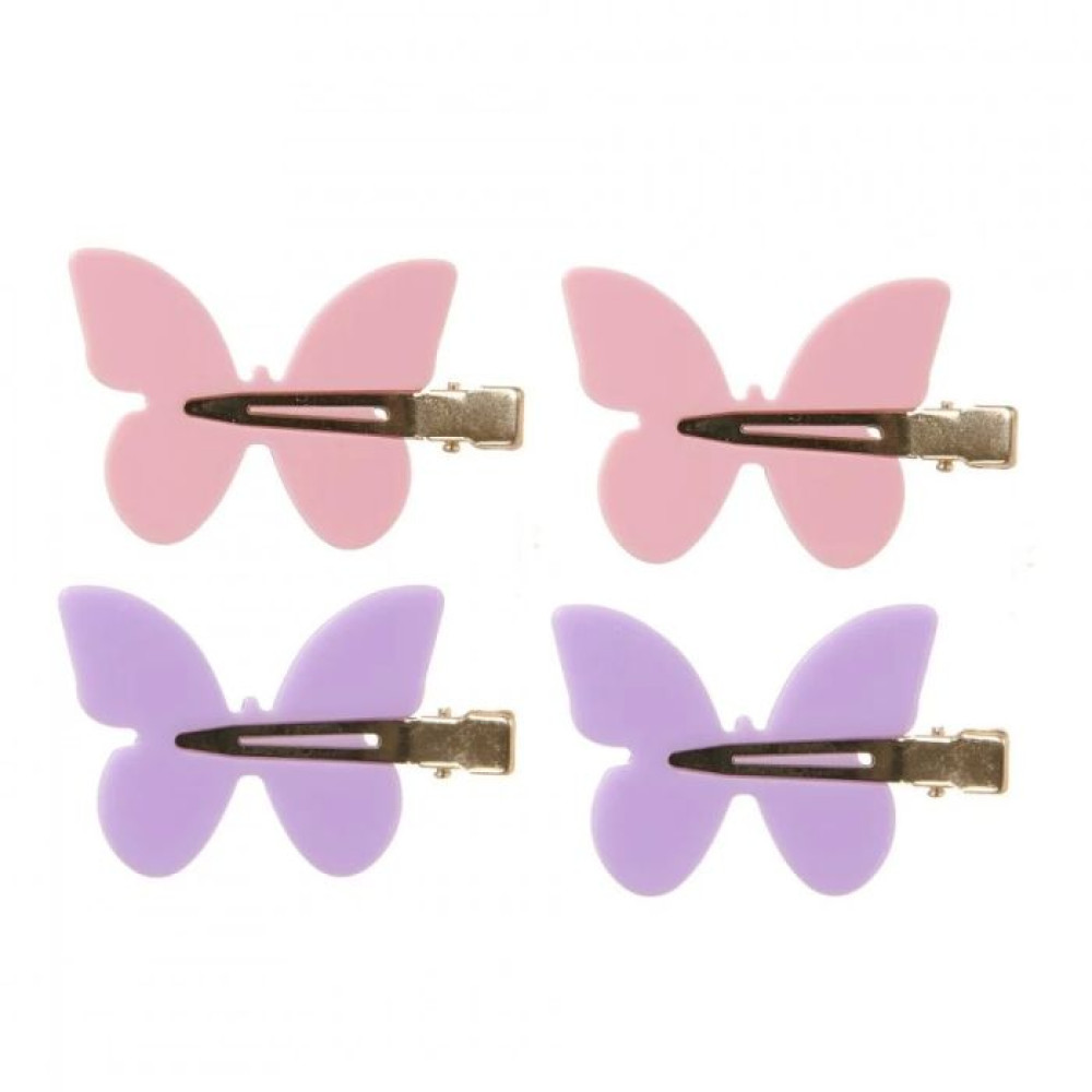 Σετ με 4 Creaseless Clips για Μαλλιά, Butterfly Creaseless Hair Clips - By Upper Canada