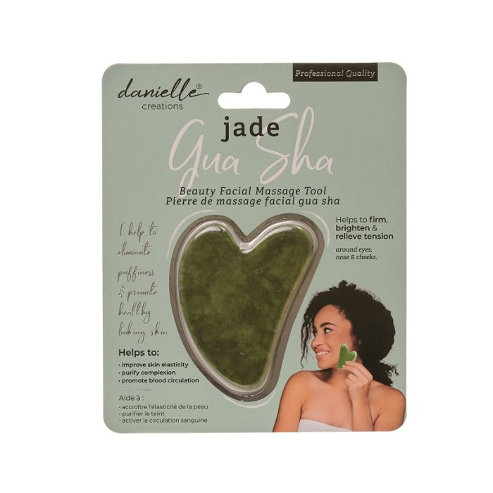 Πέτρα Gua Sha Πράσινου Νεφρίτη 6*7.8cm για Μασάζ Προσώπου - By Upper Canada