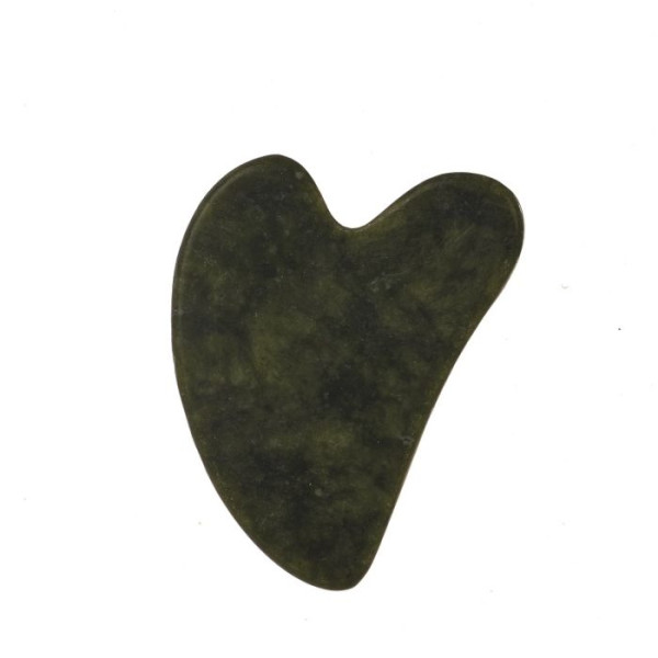 Πέτρα Gua Sha Πράσινου Νεφρίτη 6*7.8cm για Μασάζ Προσώπου - By Upper Canada