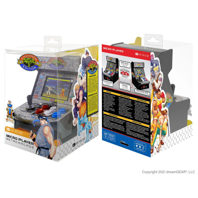 My Arcade Micro Player Retro Arcade Street Fighter II Champion Edition (Collectible)