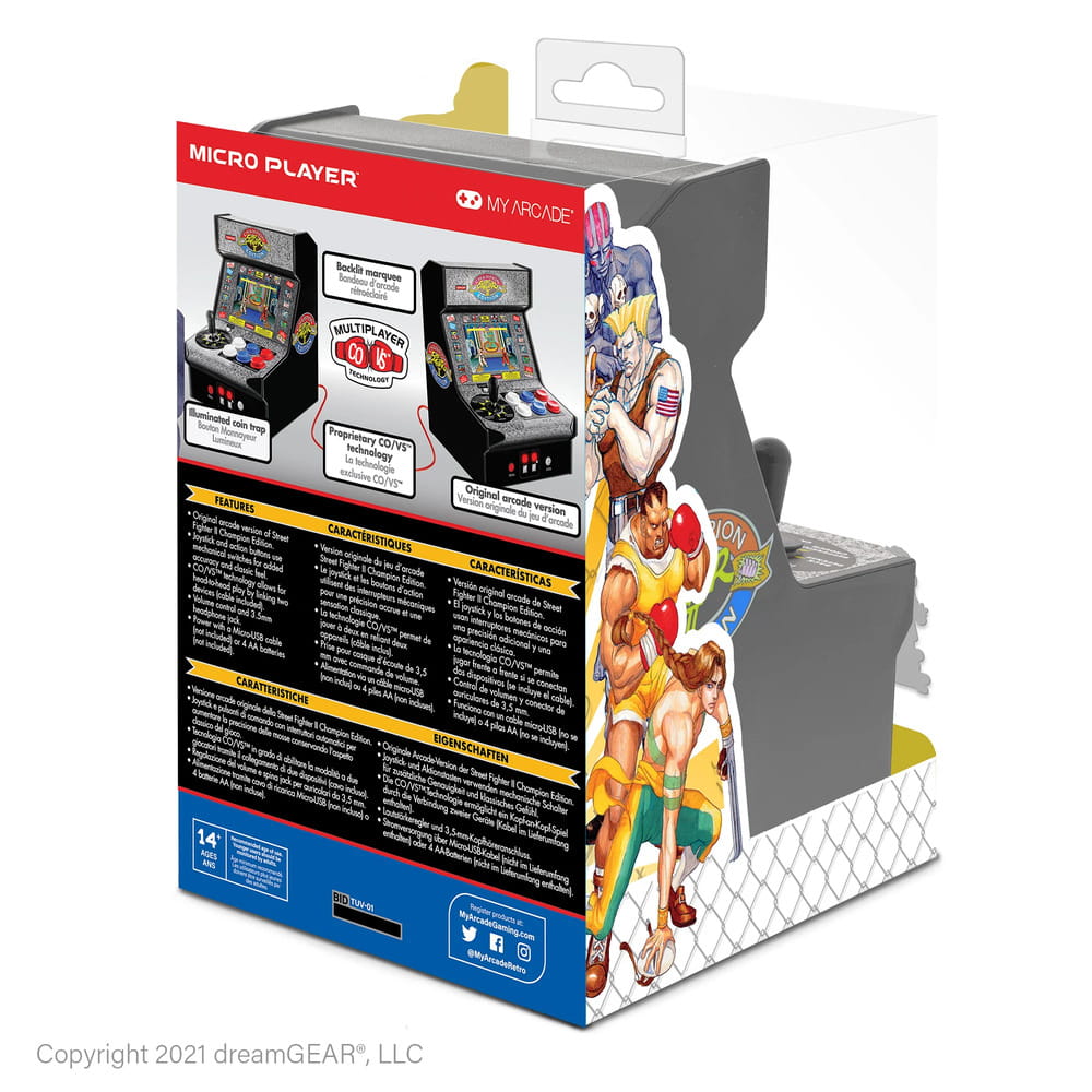 My Arcade Micro Player Retro Arcade Street Fighter II Champion Edition (Collectible)