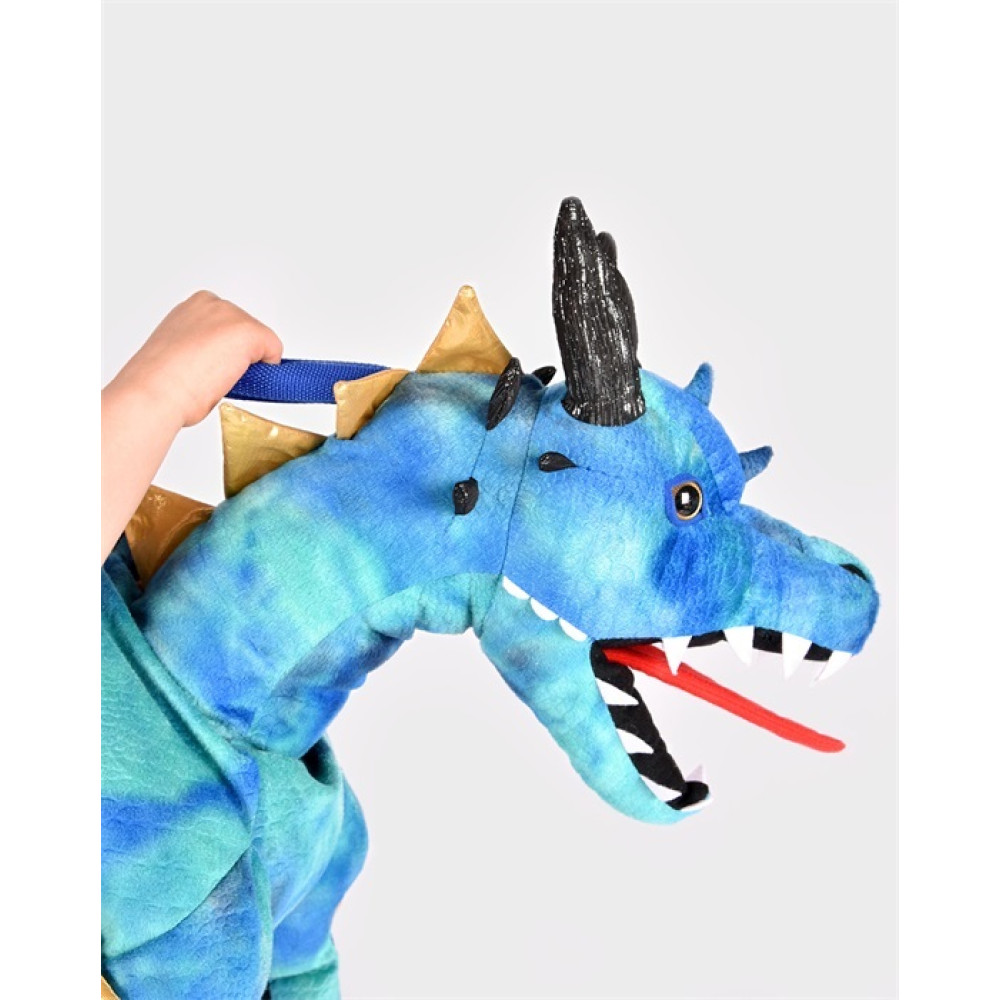 Den Goda Fen Jump in Στολή Μπλε Δράκος 3-8 ετών