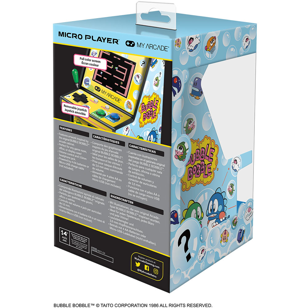My Arcade BUBBLE BOBBLE™ Micro Player