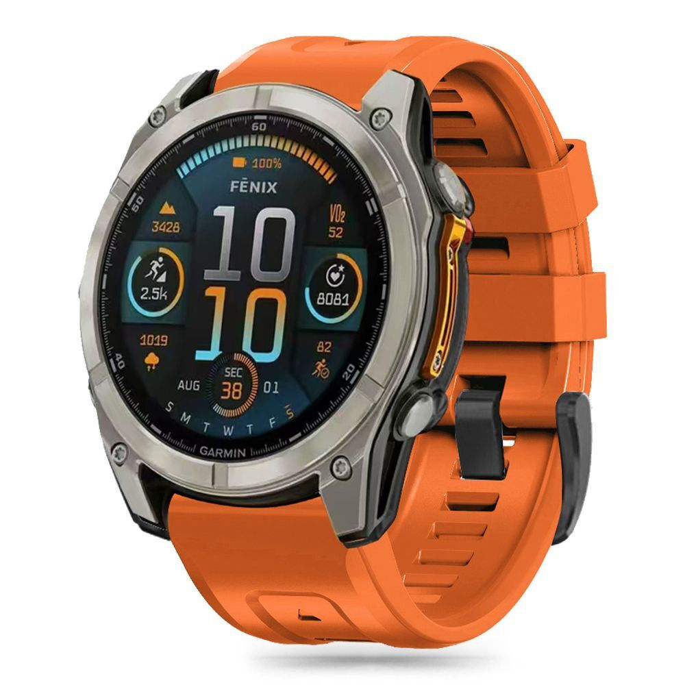 Tech-Protect Λουράκι Silicone για Garmin Fenix  5S / 5S PLUS / 6S / 6S PRO / 7S / 8 (43 MM) (Orange)