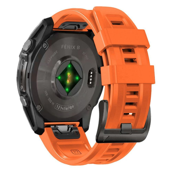 Tech-Protect Λουράκι Silicone για Garmin Fenix  5S / 5S PLUS / 6S / 6S PRO / 7S / 8 (43 MM) (Orange)