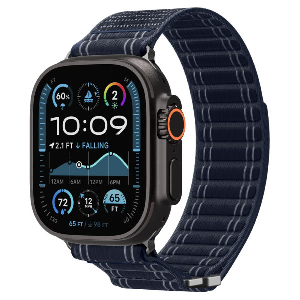 Spigen WBF0 Λουράκι για Apple Watch 8 / 9 / 10 / 11 / SE / ULTRA (44 / 45 / 46 / 49 mm) (Navy)