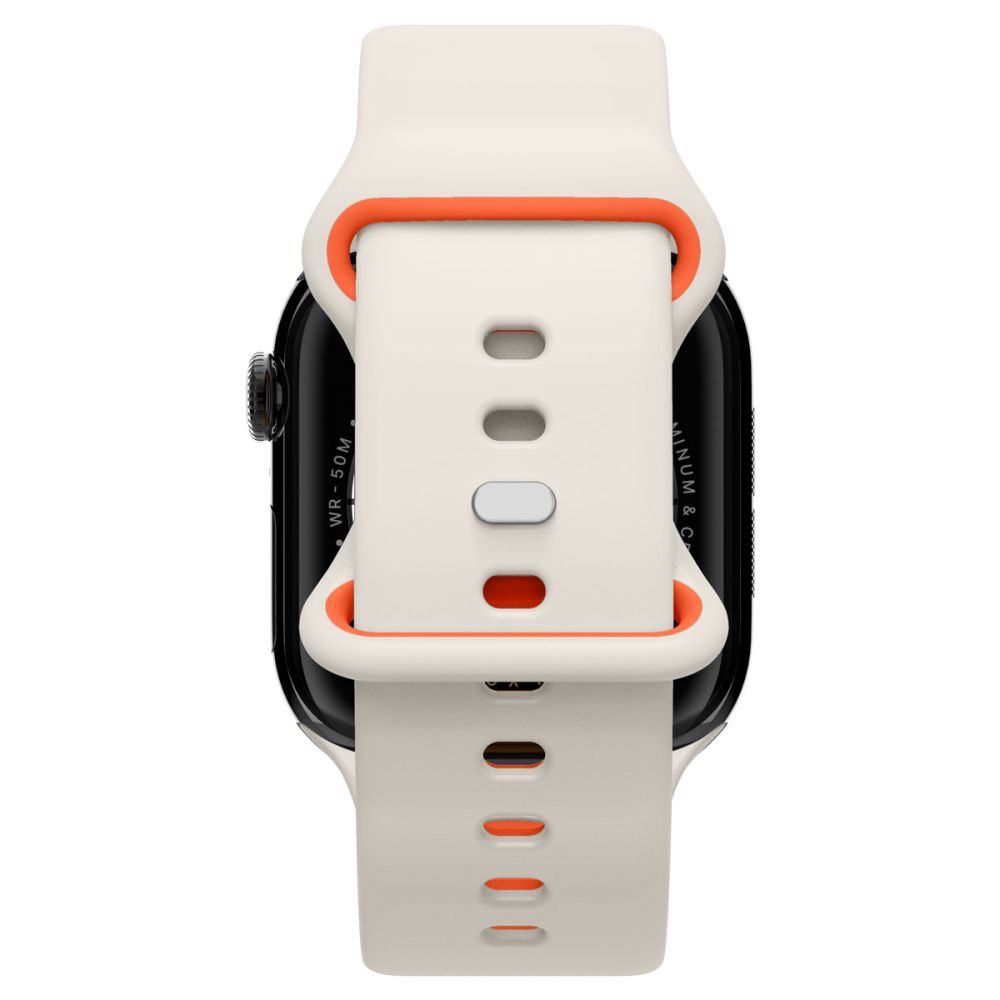 Spigen Nano POP λουράκι για Apple Watch 8 / 9 / 10 / 11 / SE (40 / 41 / 42 MM) (Orange/Beige)
