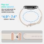 Spigen Nano POP λουράκι για Apple Watch 8 / 9 / 10 / 11 / SE (40 / 41 / 42 MM) (Orange/Beige)