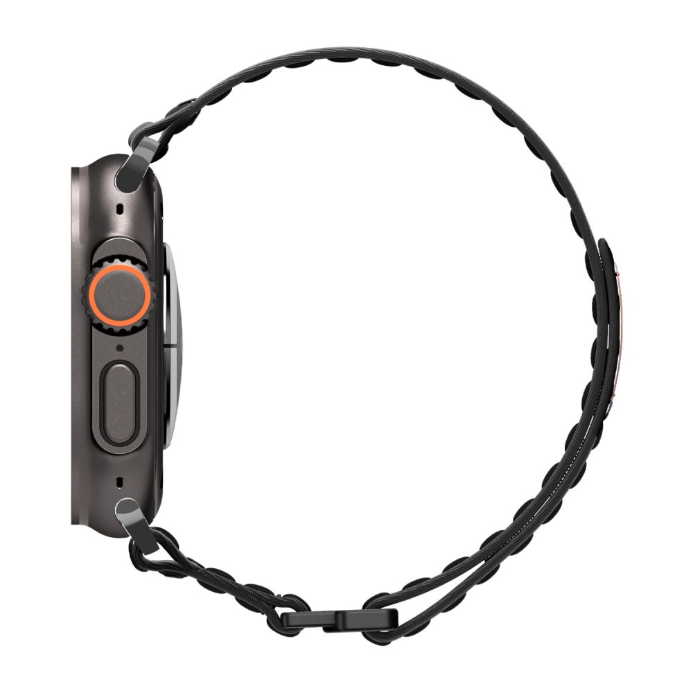 Spigen WBF0 Λουράκι για Apple Watch 8 / 9 / 10 / 11 / SE / ULTRA (44 / 45 / 46 / 49 mm) (Μαύρο)