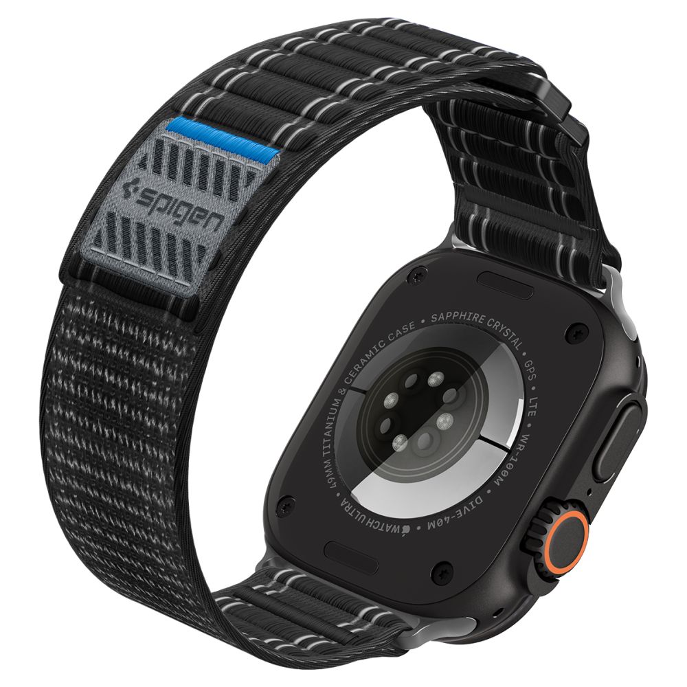 Spigen WBF0 Λουράκι για Apple Watch 8 / 9 / 10 / 11 / SE / ULTRA (44 / 45 / 46 / 49 mm) (Μαύρο)