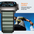 Spigen WBF1 Λουράκι για Apple Watch 8 / 9 / 10 / 11 / SE / ULTRA (44 / 45 / 46 / 49 mm) (Μαύρο/Πράσινο)