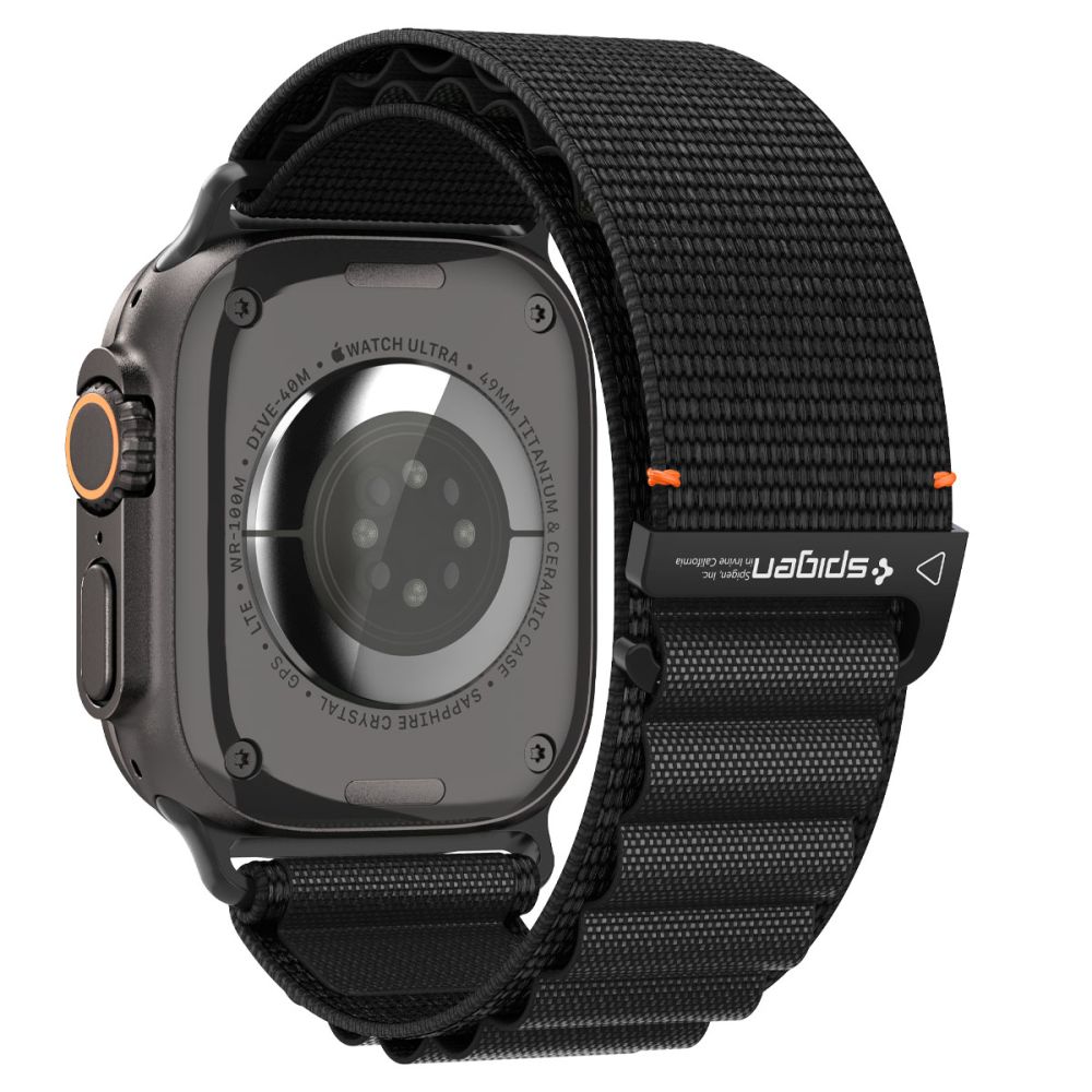 Spigen WBF1 Λουράκι για Apple Watch 8 / 9 / 10 / 11 / SE / ULTRA (44 / 45 / 46 / 49 mm) (Μαύρο)