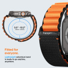 Spigen WBF1 Λουράκι για Apple Watch 8 / 9 / 10 / 11 / SE / ULTRA (44 / 45 / 46 / 49 mm) (Μαύρο/Πορτοκαλί)
