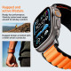 Spigen WBF1 Λουράκι για Apple Watch 8 / 9 / 10 / 11 / SE / ULTRA (44 / 45 / 46 / 49 mm) (Μαύρο/Πορτοκαλί)