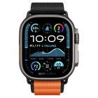 Spigen WBF1 Λουράκι για Apple Watch 8 / 9 / 10 / 11 / SE / ULTRA (44 / 45 / 46 / 49 mm) (Μαύρο/Πορτοκαλί)