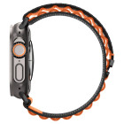 Spigen WBF1 Λουράκι για Apple Watch 8 / 9 / 10 / 11 / SE / ULTRA (44 / 45 / 46 / 49 mm) (Μαύρο/Πορτοκαλί)