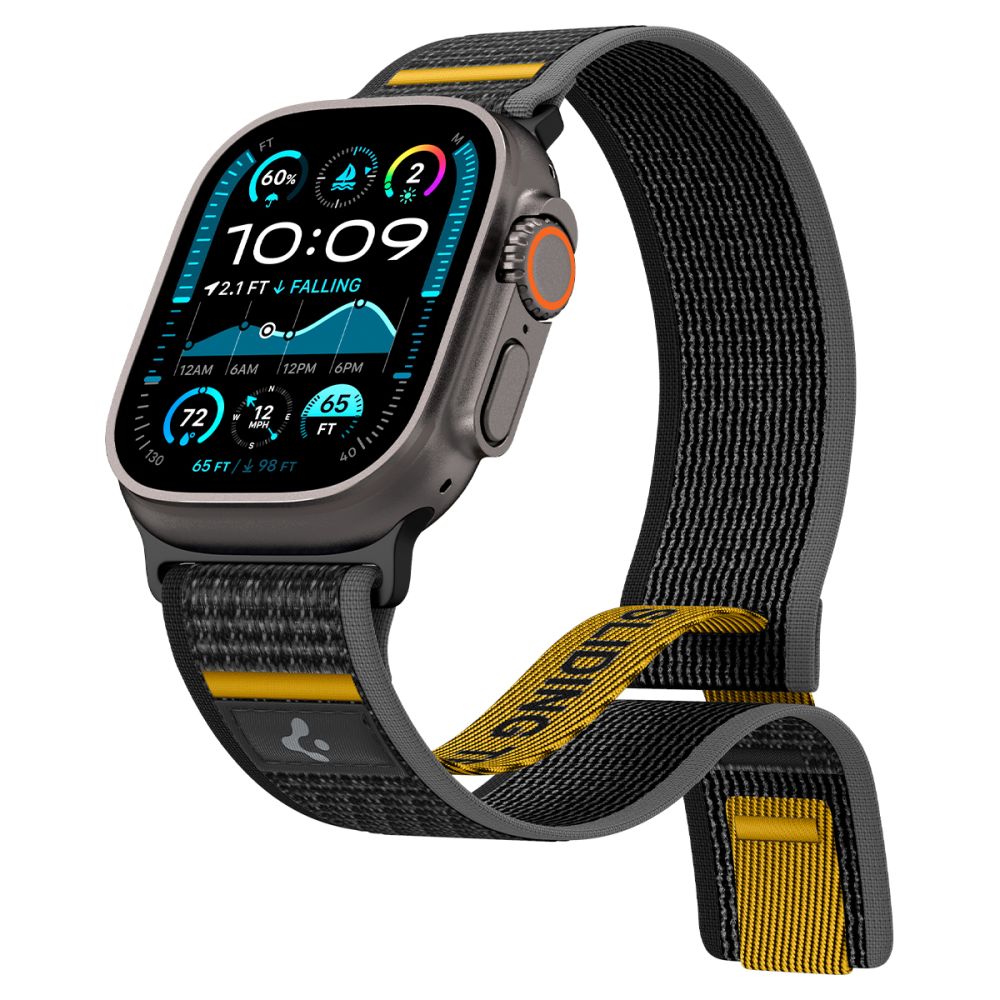Spigen ATHLEX AIR Λουράκι για Apple Watch 8 / 9 / 10 / 11 / SE / ULTRA (44 / 45 / 46 / 49 mm) (ACTIVE BLACK)