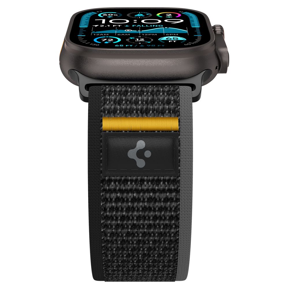 Spigen ATHLEX AIR Λουράκι για Apple Watch 8 / 9 / 10 / 11 / SE / ULTRA (44 / 45 / 46 / 49 mm) (ACTIVE BLACK)