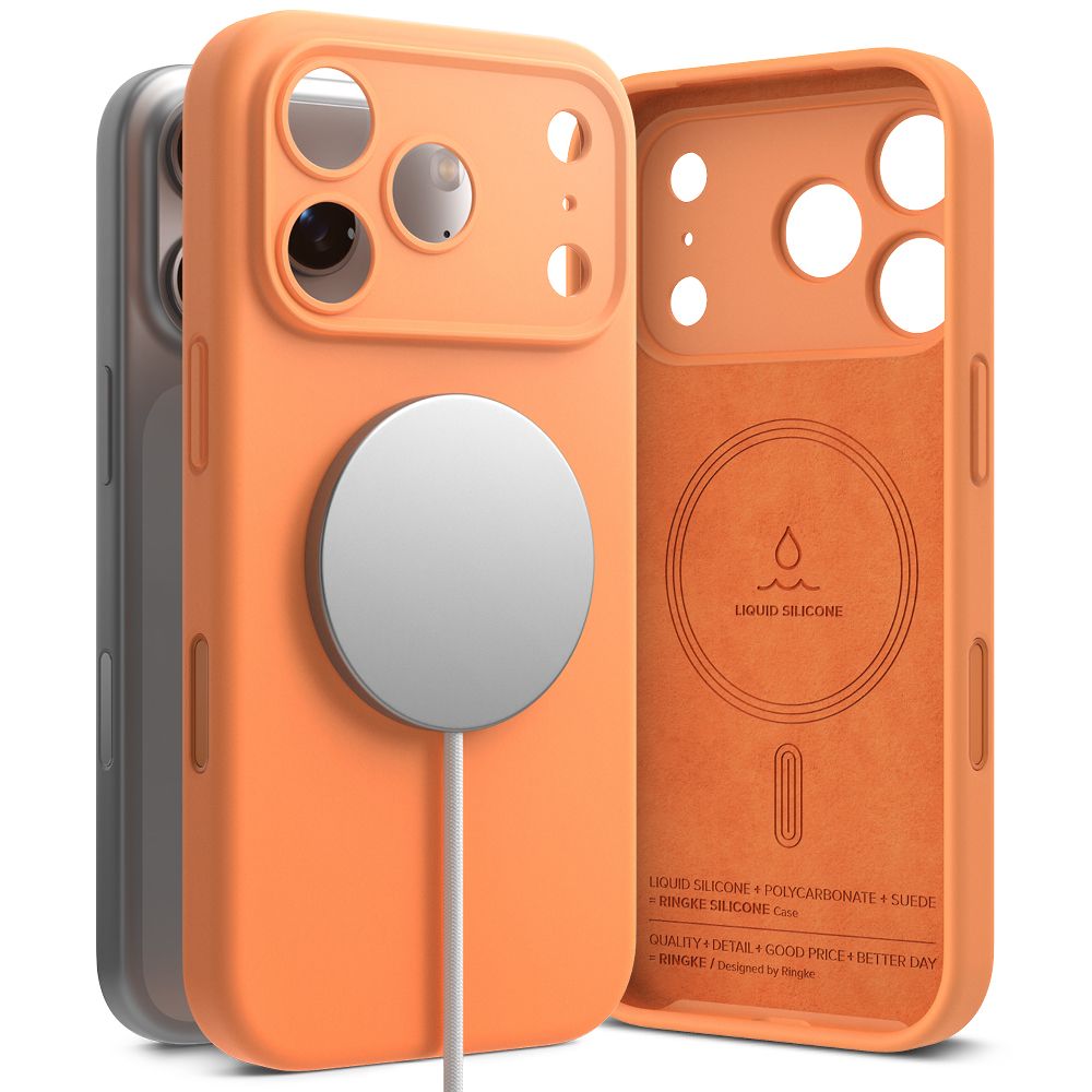 Ringke Silicone Magsafe θήκη για Apple iPhone 17 Pro Max (TANGERINE)