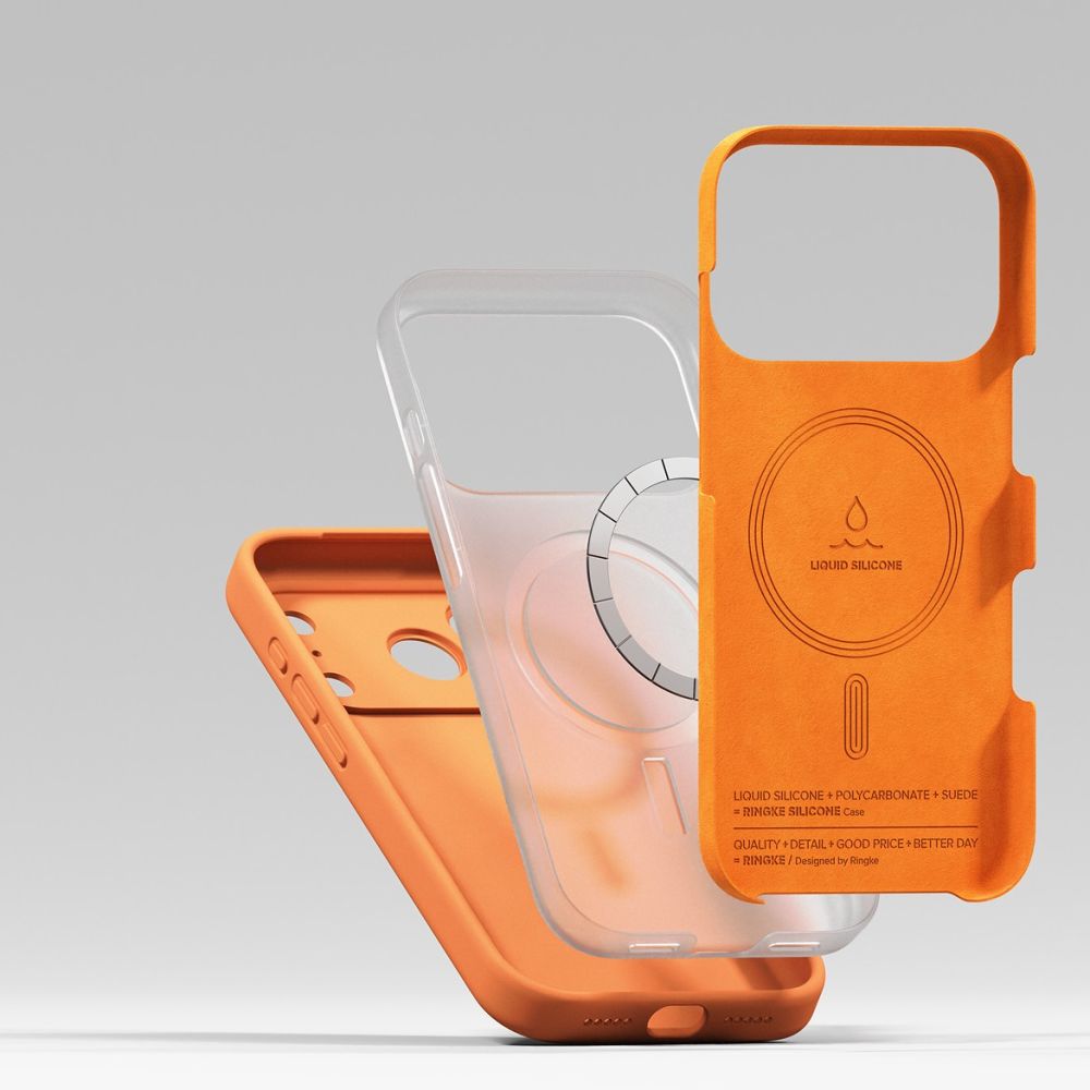 Ringke Silicone Magsafe θήκη για Apple iPhone 17 Pro Max (TANGERINE)