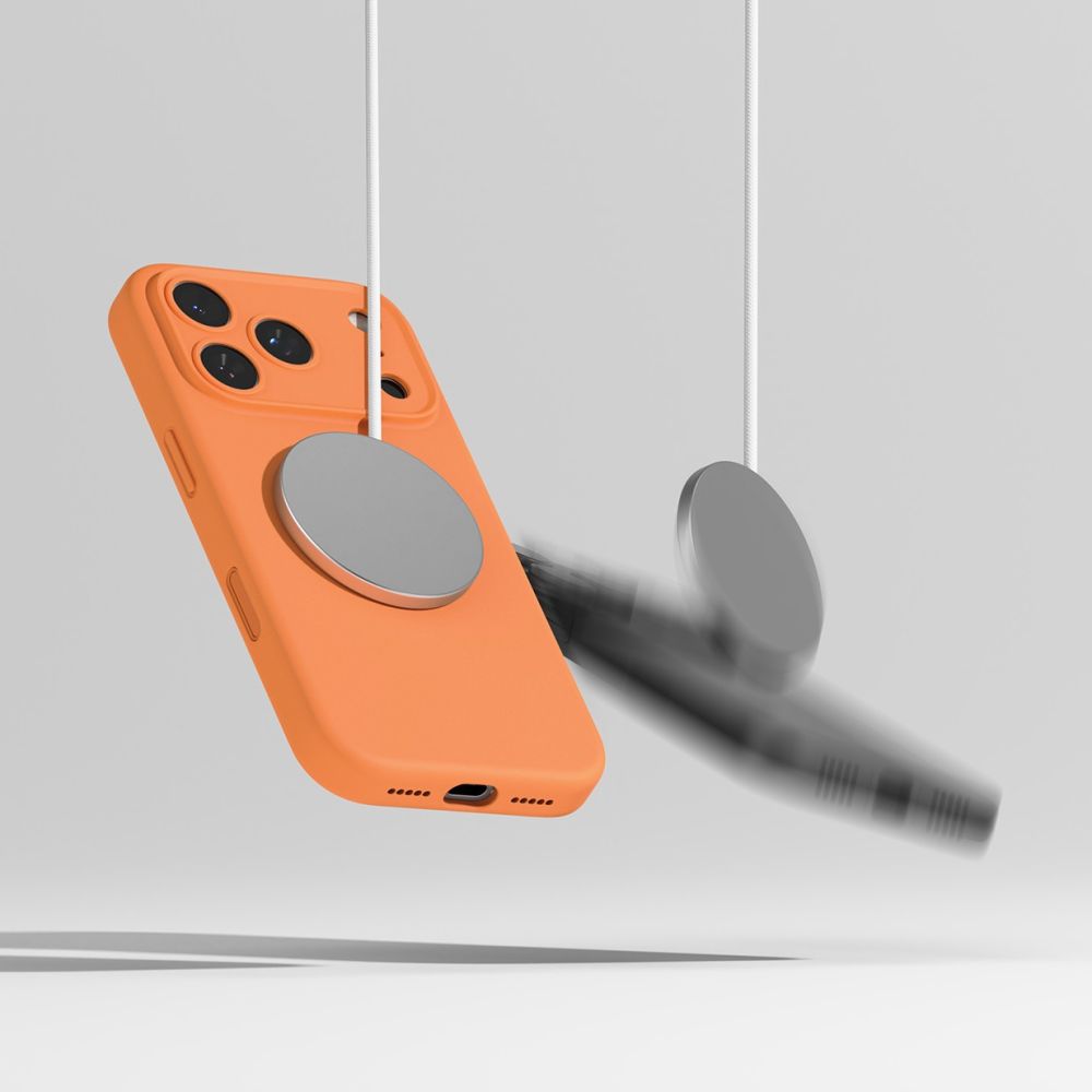 Ringke Silicone Magsafe θήκη για Apple iPhone 17 Pro Max (TANGERINE)