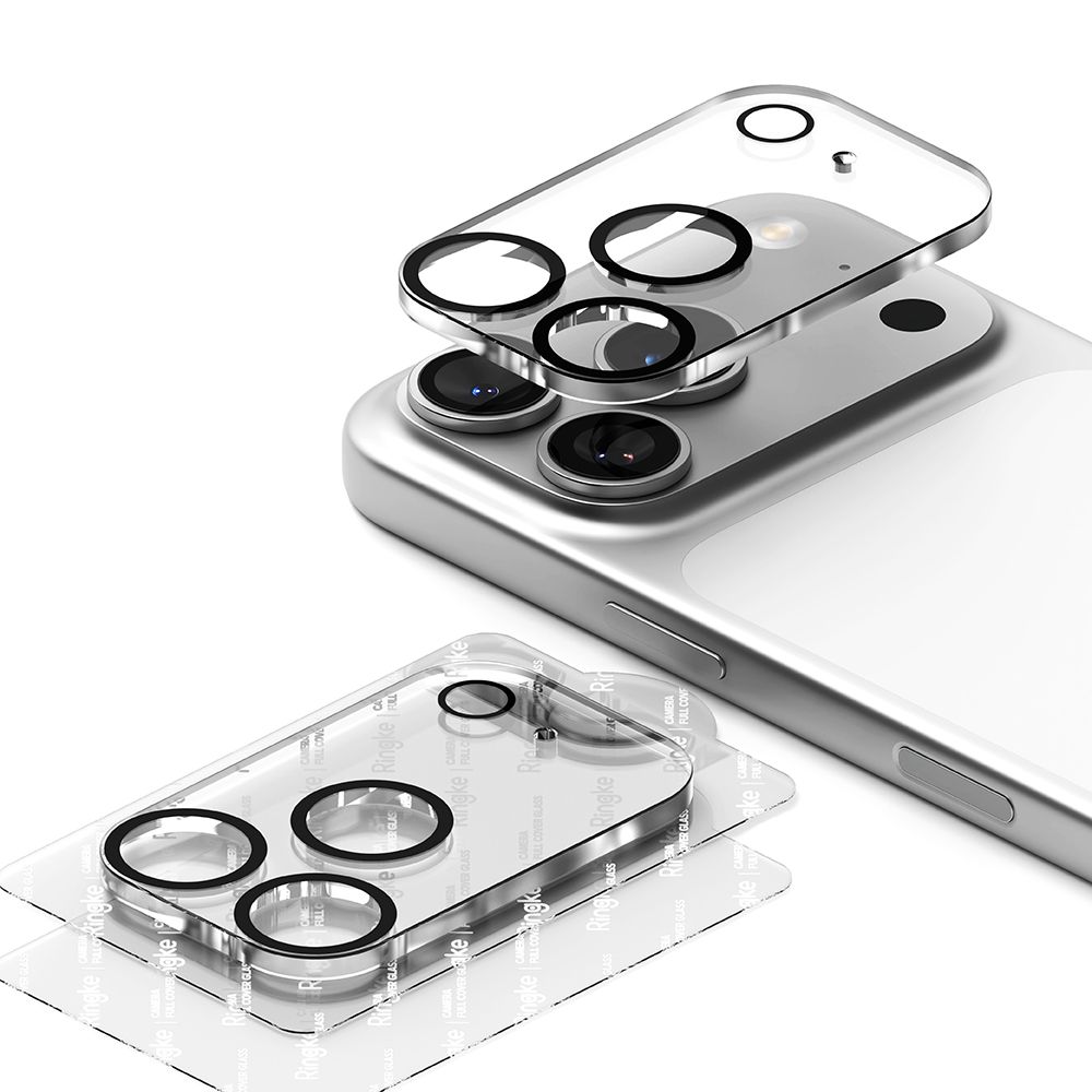 Ringke Camera Full Cover Glass 2-PACK  για Apple iPhone 17 Pro (Μαύρο)