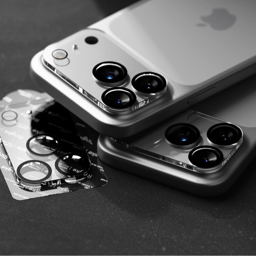 Ringke Camera Full Cover Glass 2-PACK  για Apple iPhone 17 Pro (Μαύρο)