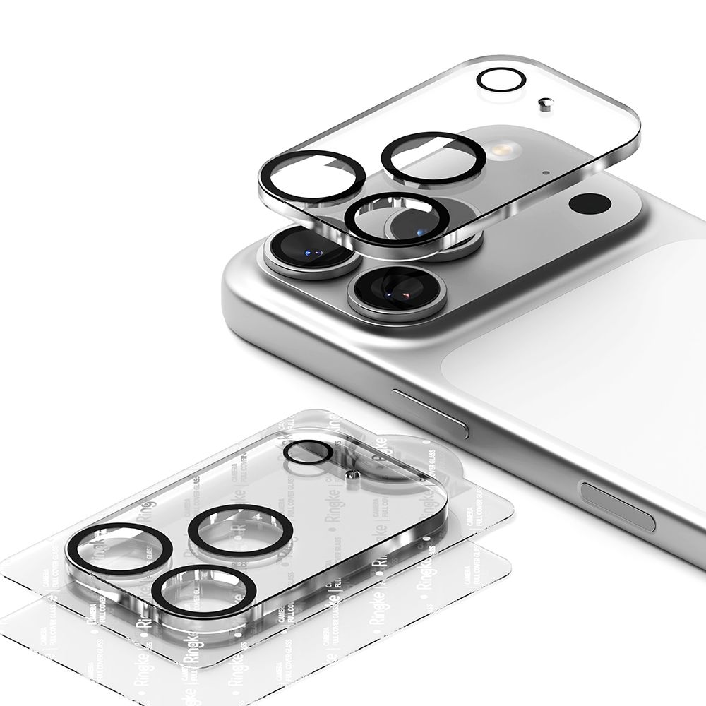 Ringke Camera Full Cover Glass 2-PACK  για Apple iPhone 17 Pro Max (Μαύρο)