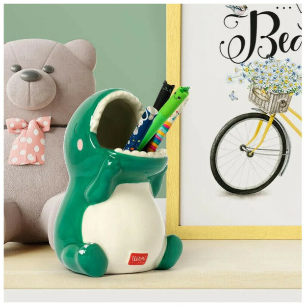 Legami Desk Friends Κεραμική Μολυβοθήκη Κουτί Αποθήκευσης - Dino