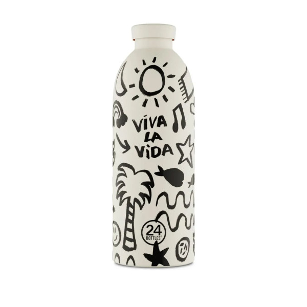 24Bottles Clima Bottle Ανοξείδωτο Μπουκάλι Θερμός 0.85lt (Viva La Vida)