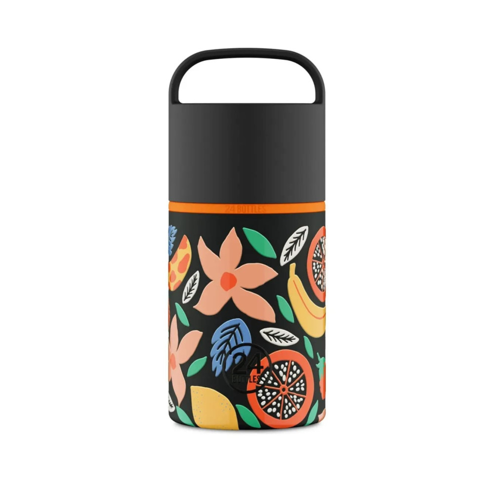 24Bottles Spin Bottle Ανοξείδωτο Μπουκάλι Θερμός 0.48lt (Tropical Noir)