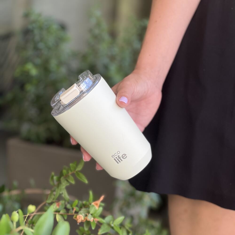 EcoLife Ανοξείδωτο Ποτήρι Θερμός Pure Cream 360ml